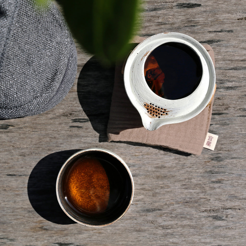Teapot Set for One-Quicker Tasting Set Golden Sunrise 1