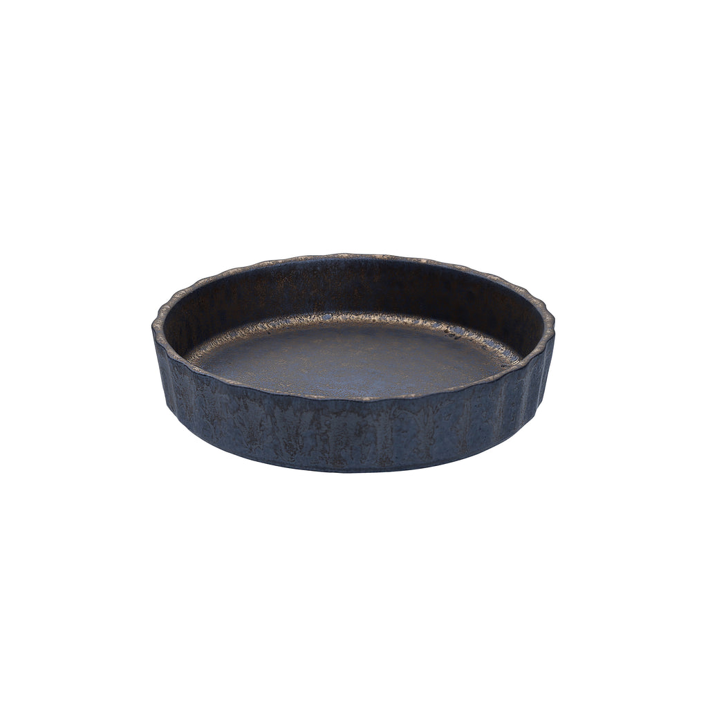 Ceramic Deep Plate-Iron Glaze Retro tableware 00