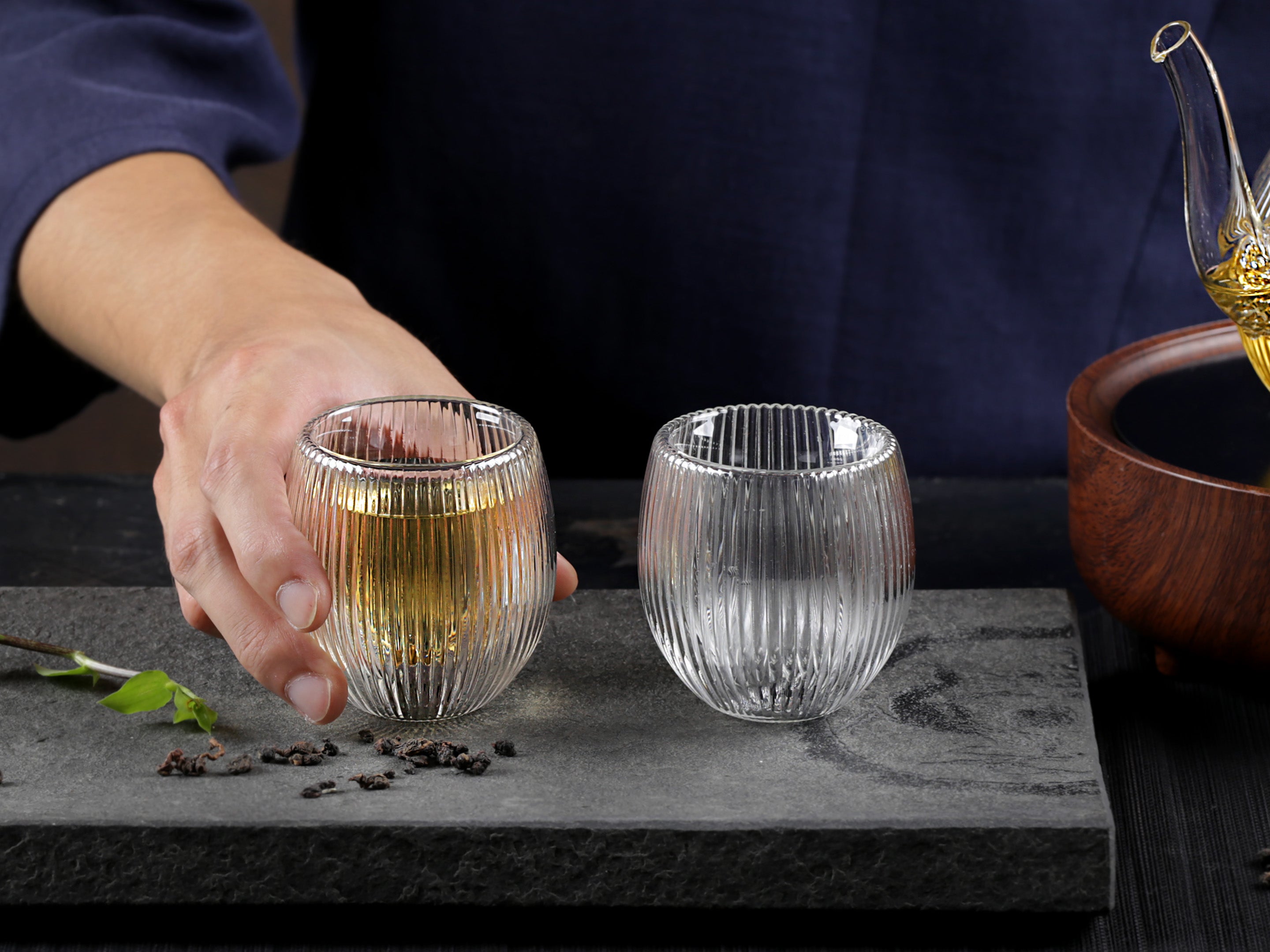 Designer Tea Mug - Silver Lining Glass Infuser Mug – EILONG®