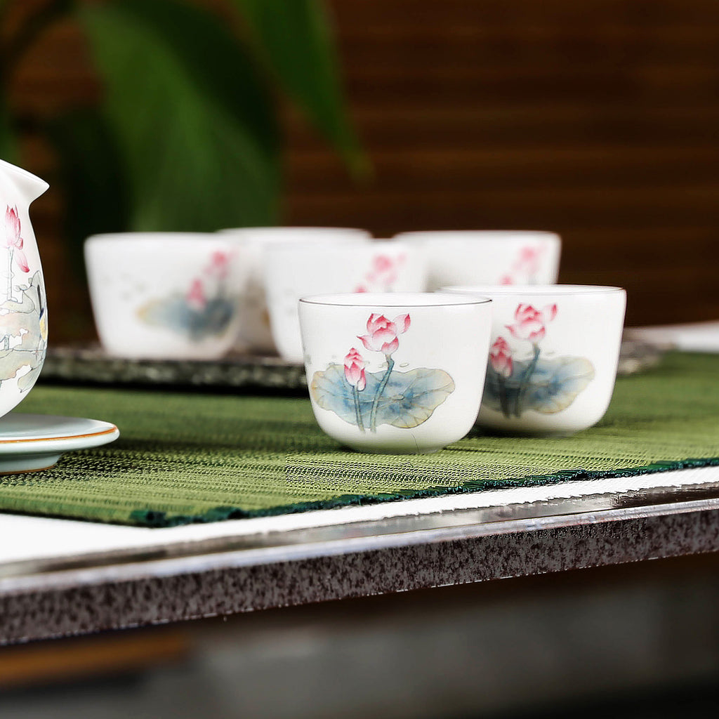 Chinese Tea Cup-Summer Lotus Pond Cup 1