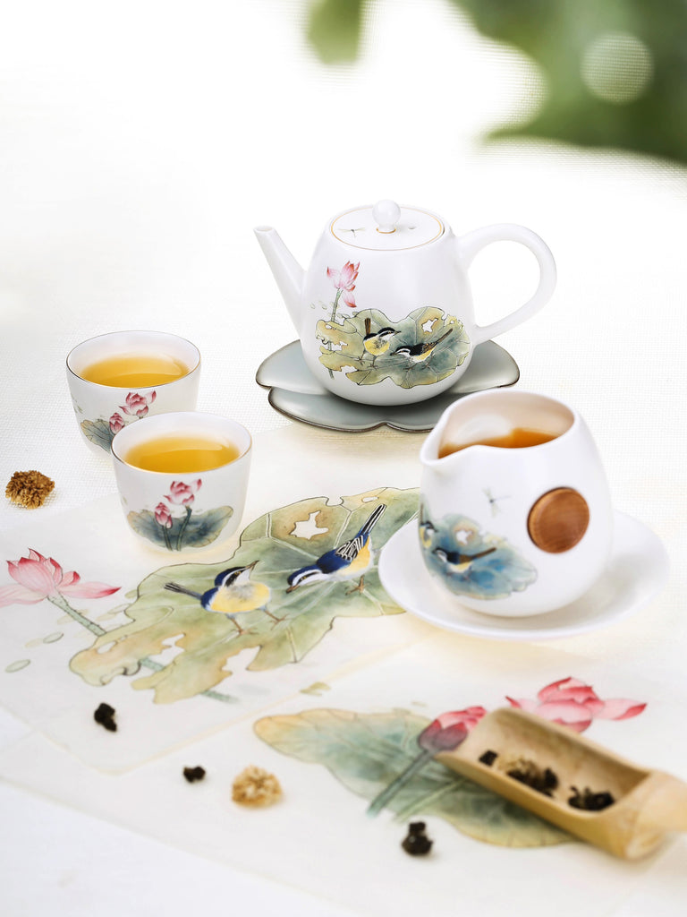 Chinese Tea Cup-Summer Lotus Pond Cup 4
