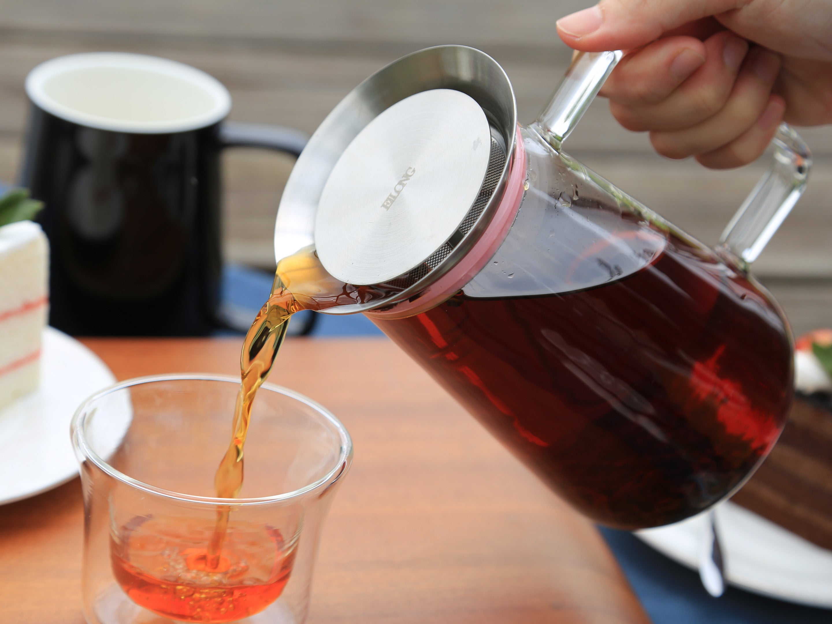 Glass Teapot with Infuser - Aurora Infuser Teapot 22oz – EILONG®