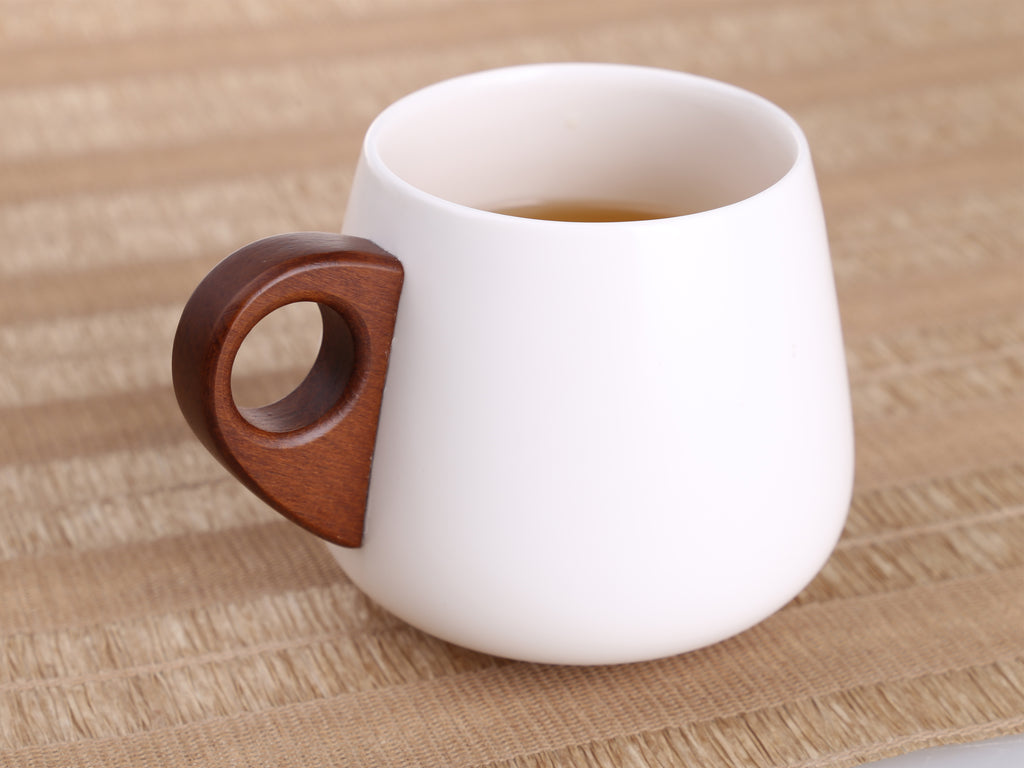 Ceramic Tea Mug with Infuser-The White Truth Infuser Mug 2