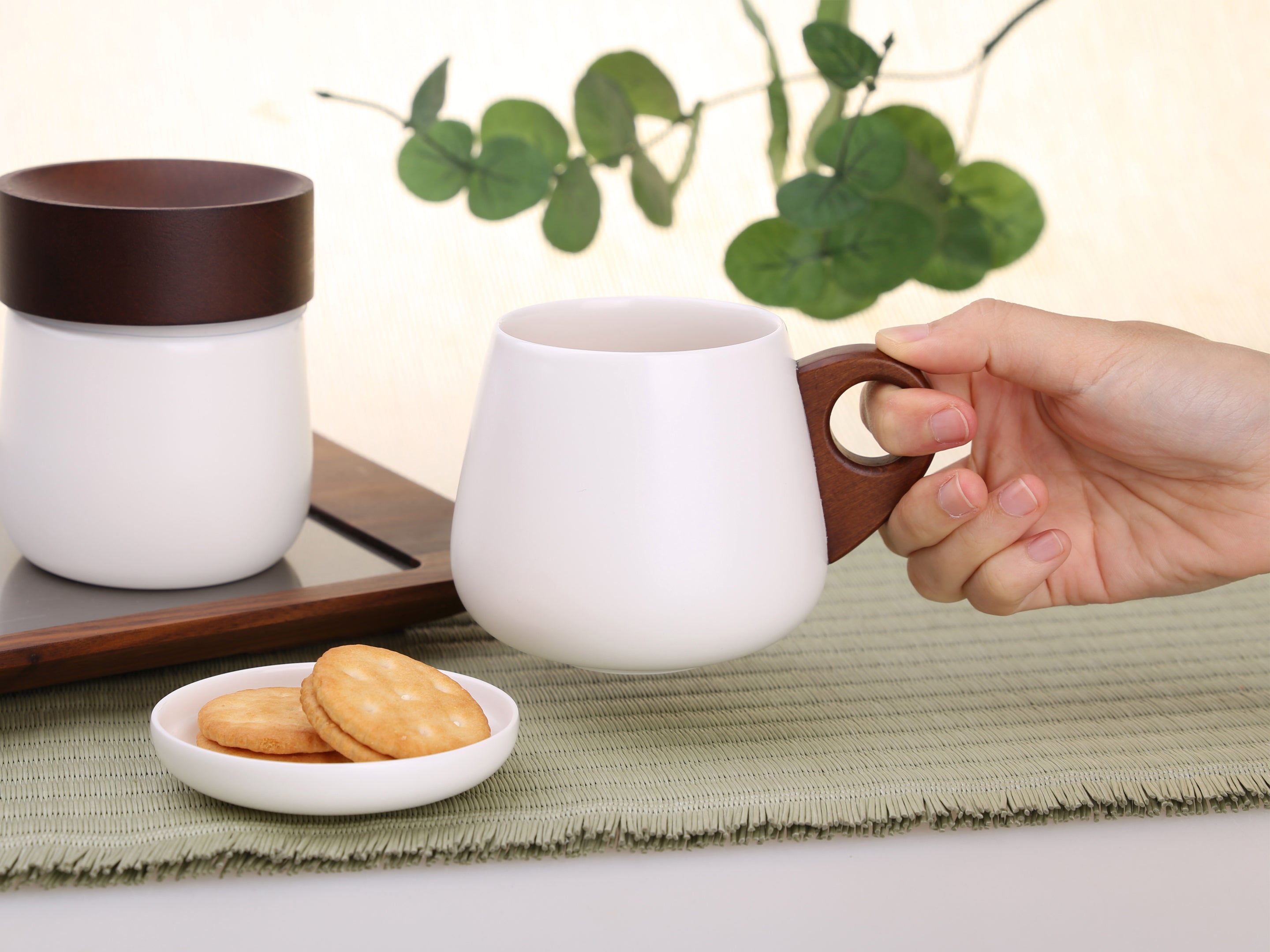 Ceramic Tea Mug with Infuser - The White Truth Infuser Mug – EILONG®