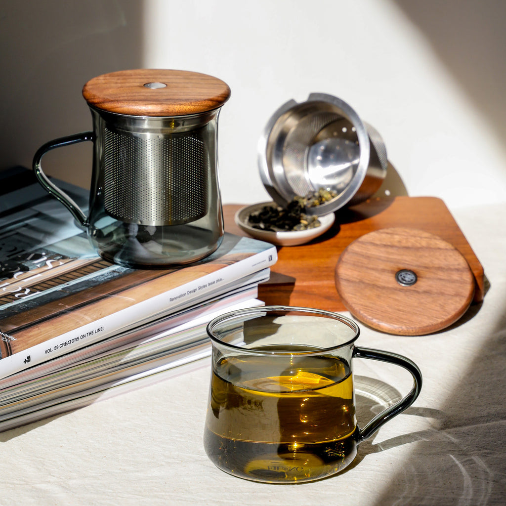 Black Tea Mug with Infuser-Fun Tea Infuser Mug