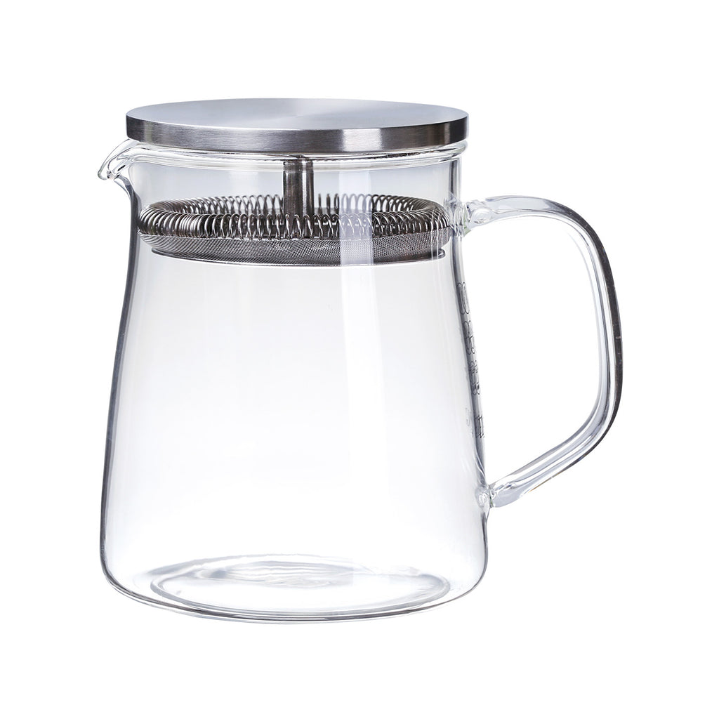 Borosilicate Glass Teapot-Flat Top Teapot 22oz