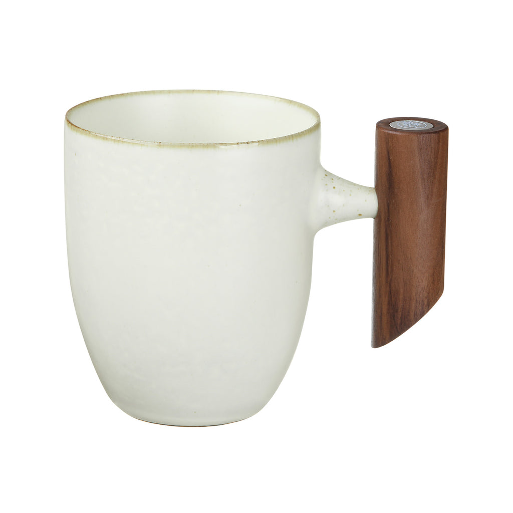 Ceramic Coffee Mug-Art Yellow Glaze curve