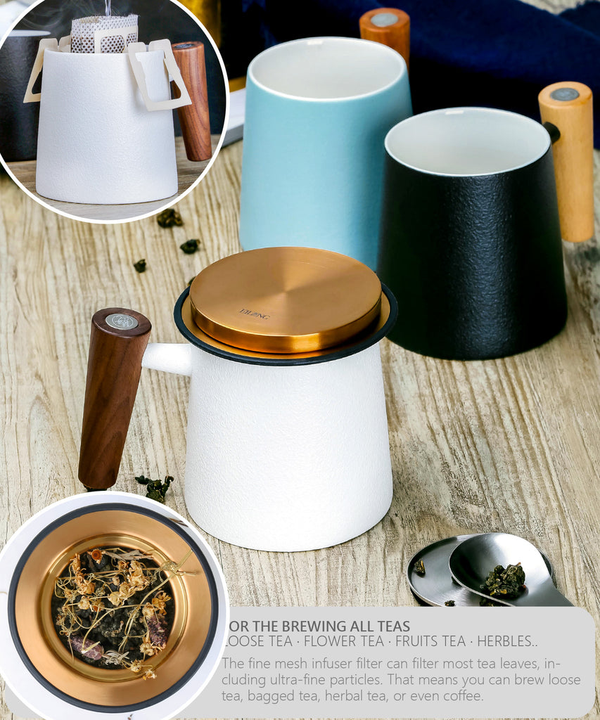 Tea Mug with Infuser-Woodpecker 400ml 4