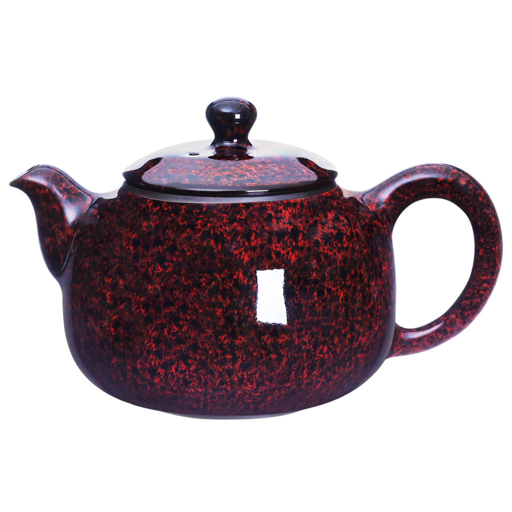 Chinese Ceramic Teapot-Temmoku Glaze red 200ml
