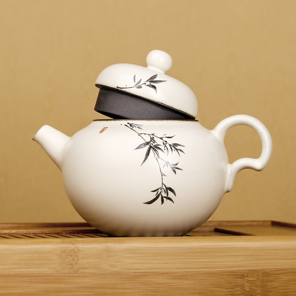 Chinese Teapot-Art Yellow Glaze Teapot 2