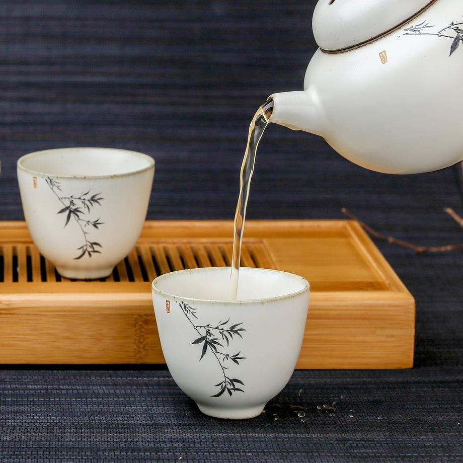 Chinese Tea Cup for Gongfu Tea Art Yellow Glaze Cup – EILONG®