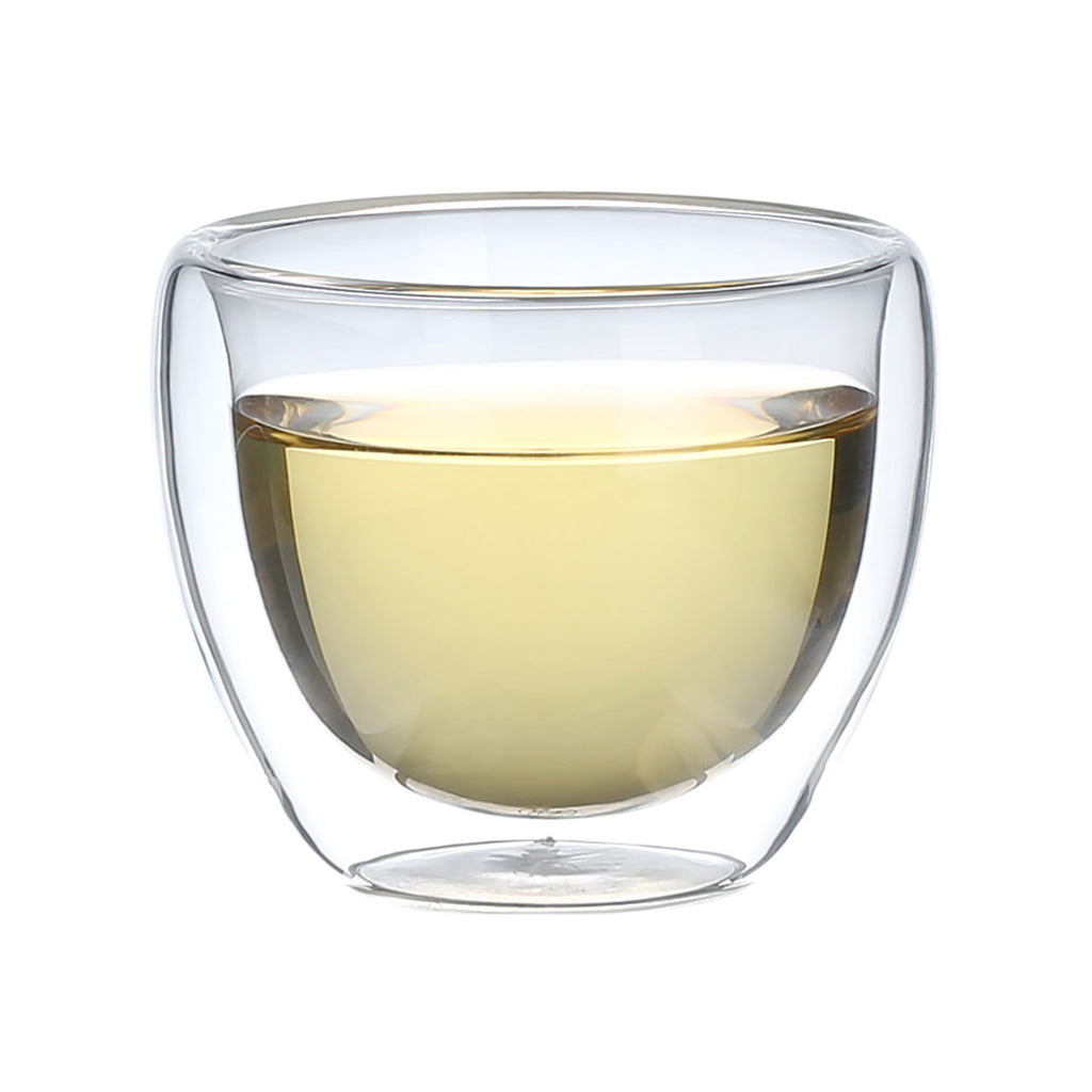 Chinese Tea Cup-Double Wall Glass Cup 3oz