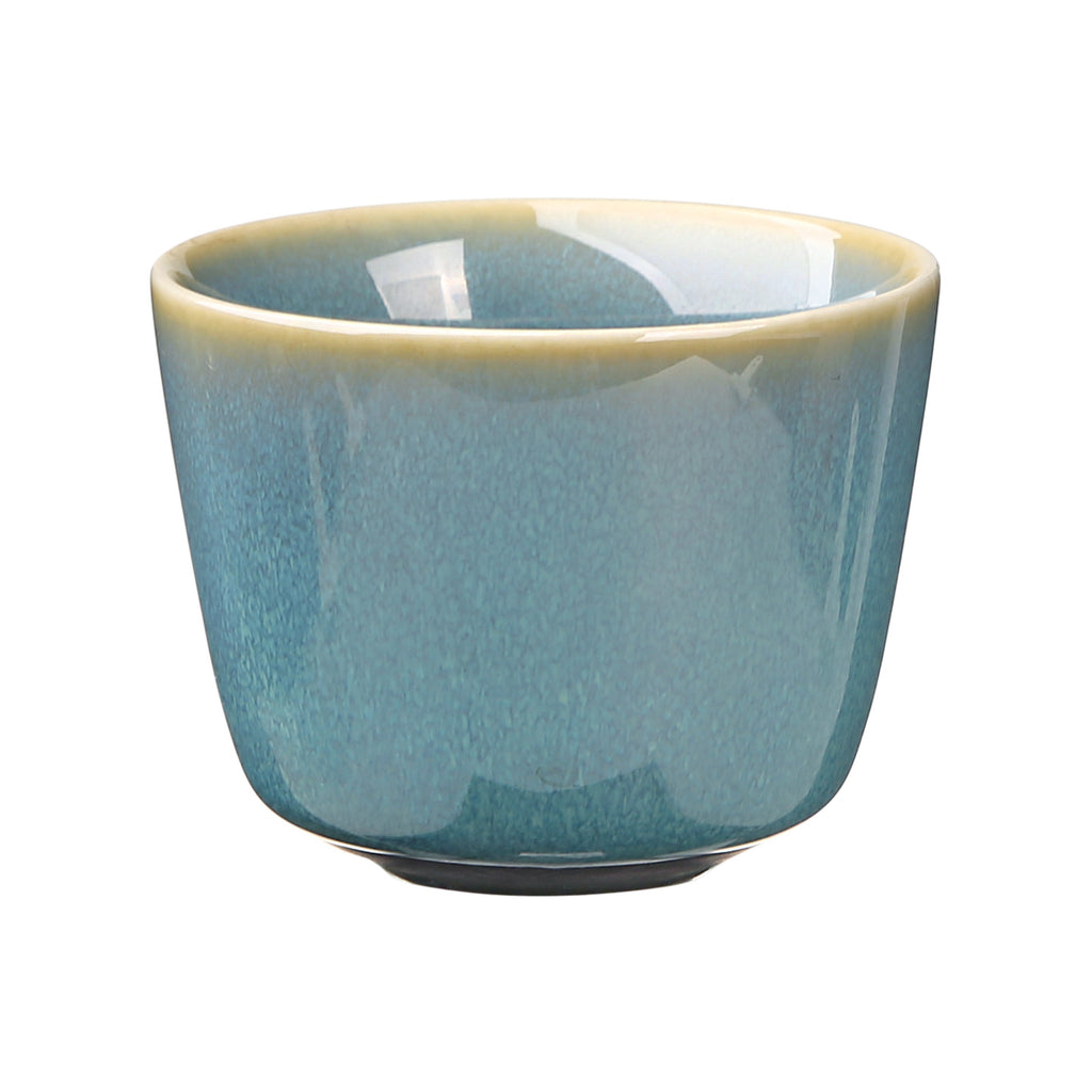 Chinese Tea Cup-Hares Fur Glaze Cup Green