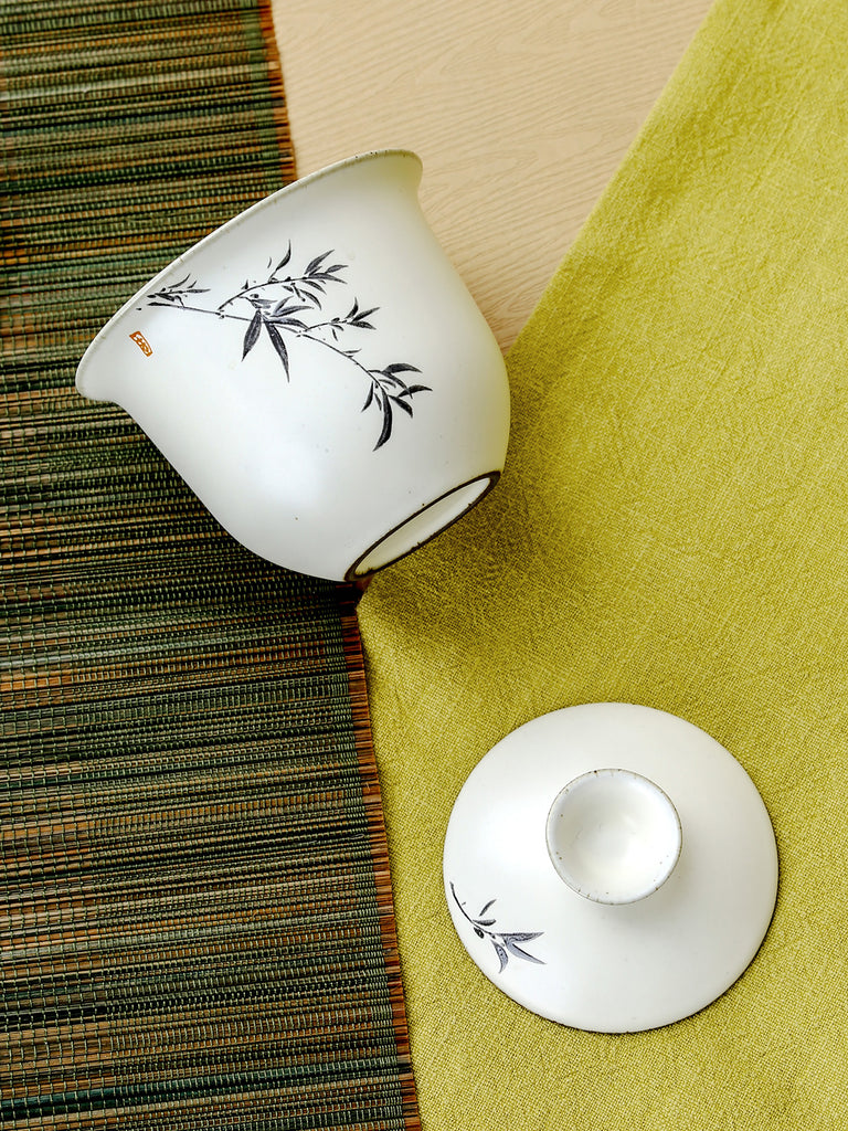 Chinese Gaiwan for Gongfu Tea-Art Yellow Glaze 2