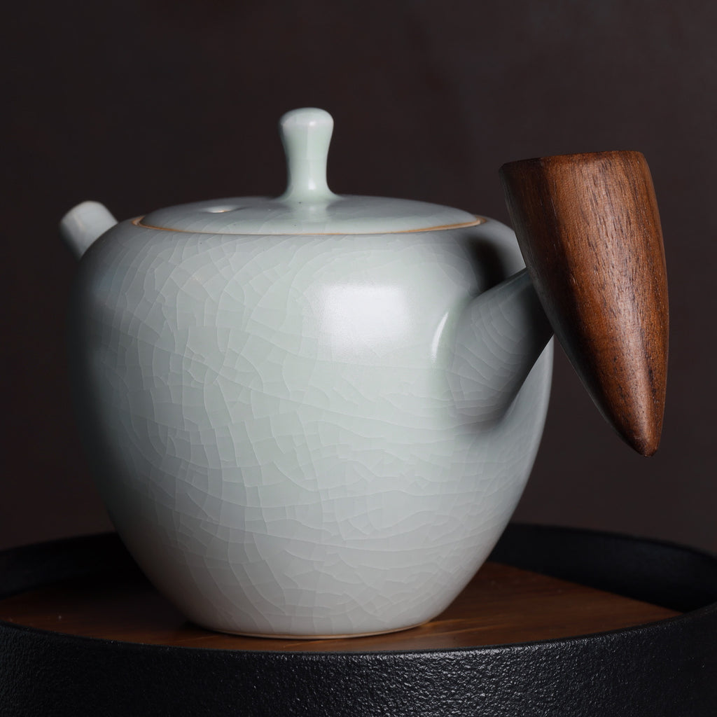Chinese Teapot-Bluish Green Ru Ware 1