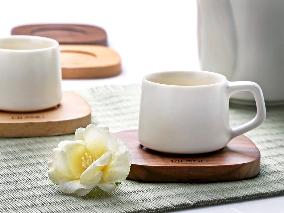 Tea Saucer - Classical Wood Saucer