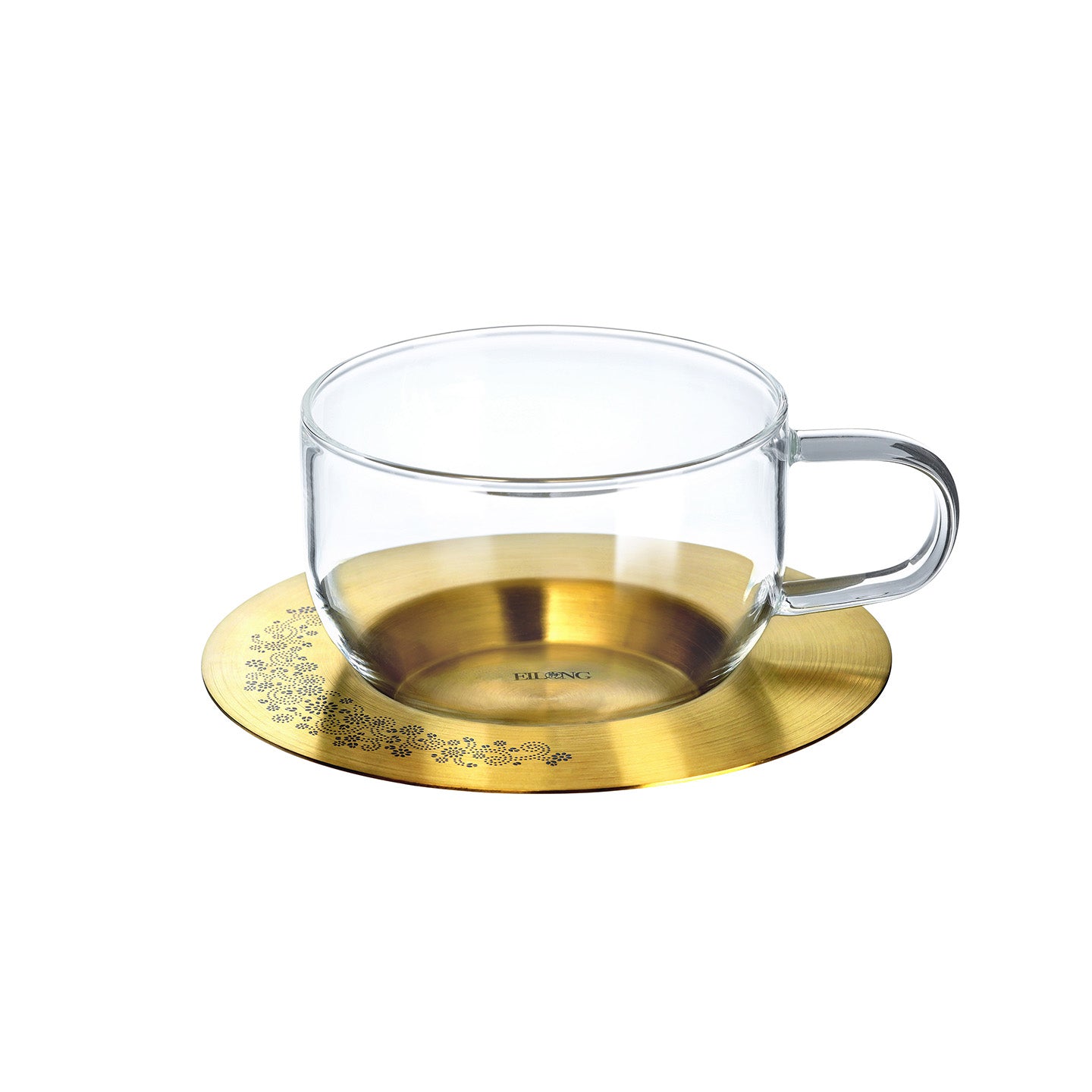 Aurora Glastasse & Untertasse (240ml)