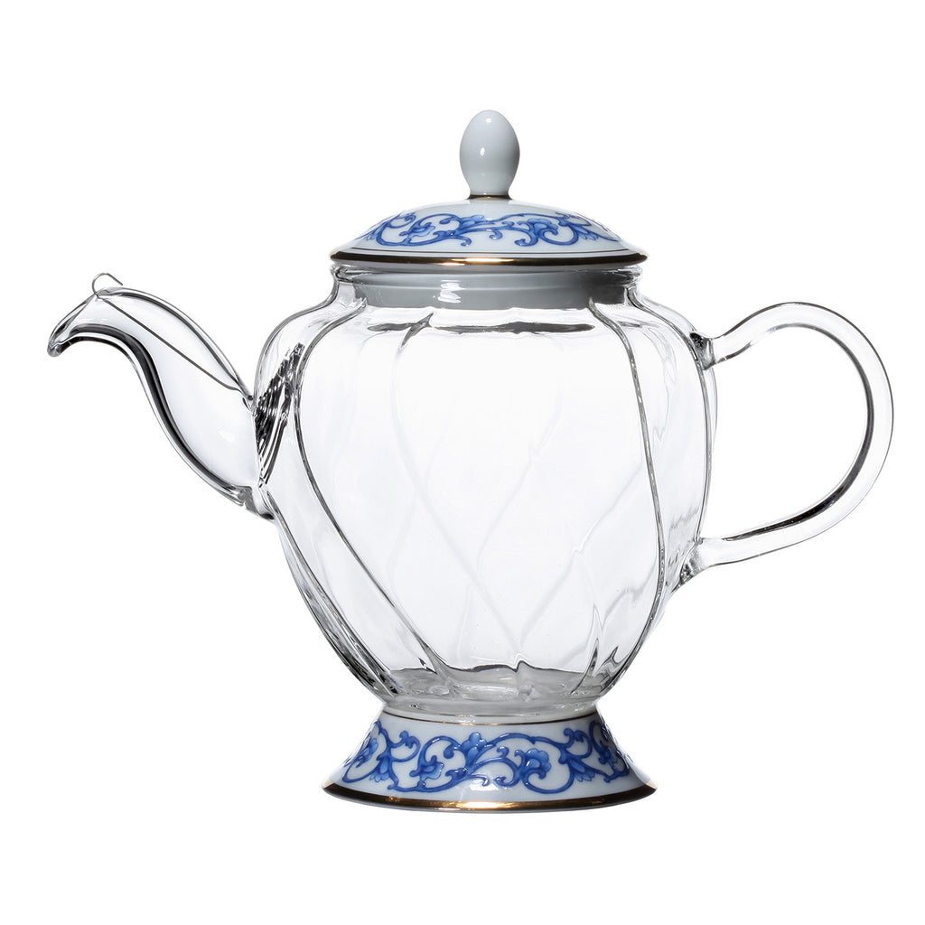 Clear Glass Teapot-Fusion Asia Chinese Teapot
