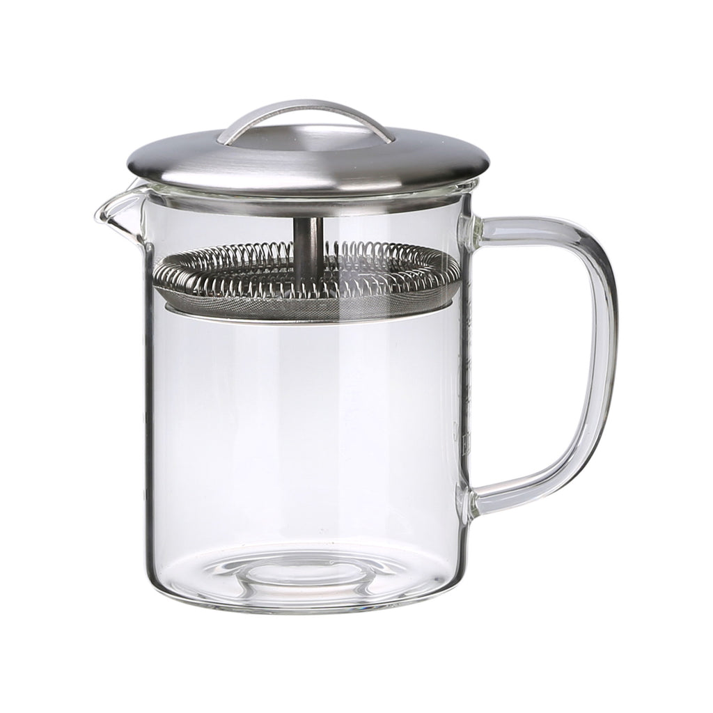 Clear Glass Teapot with Strainer-Tea Master 13oz