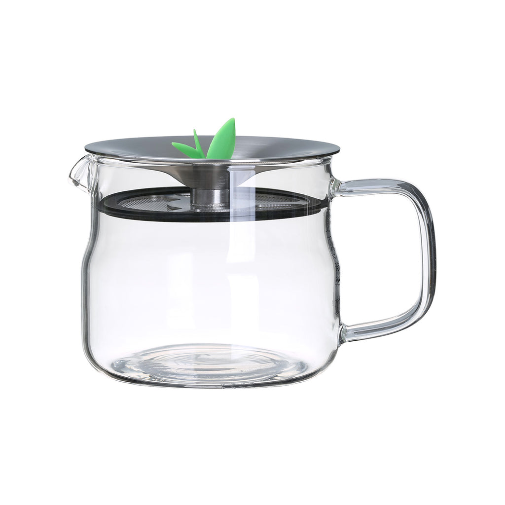 Clear Glass Teapot-Waterfall Filter Pot 350ml