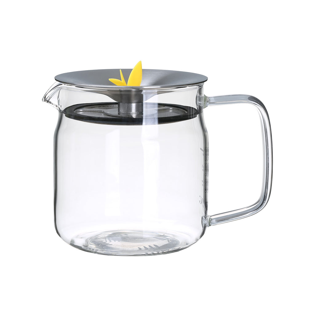 Clear Glass Teapot-Waterfall Filter Pot 500ml
