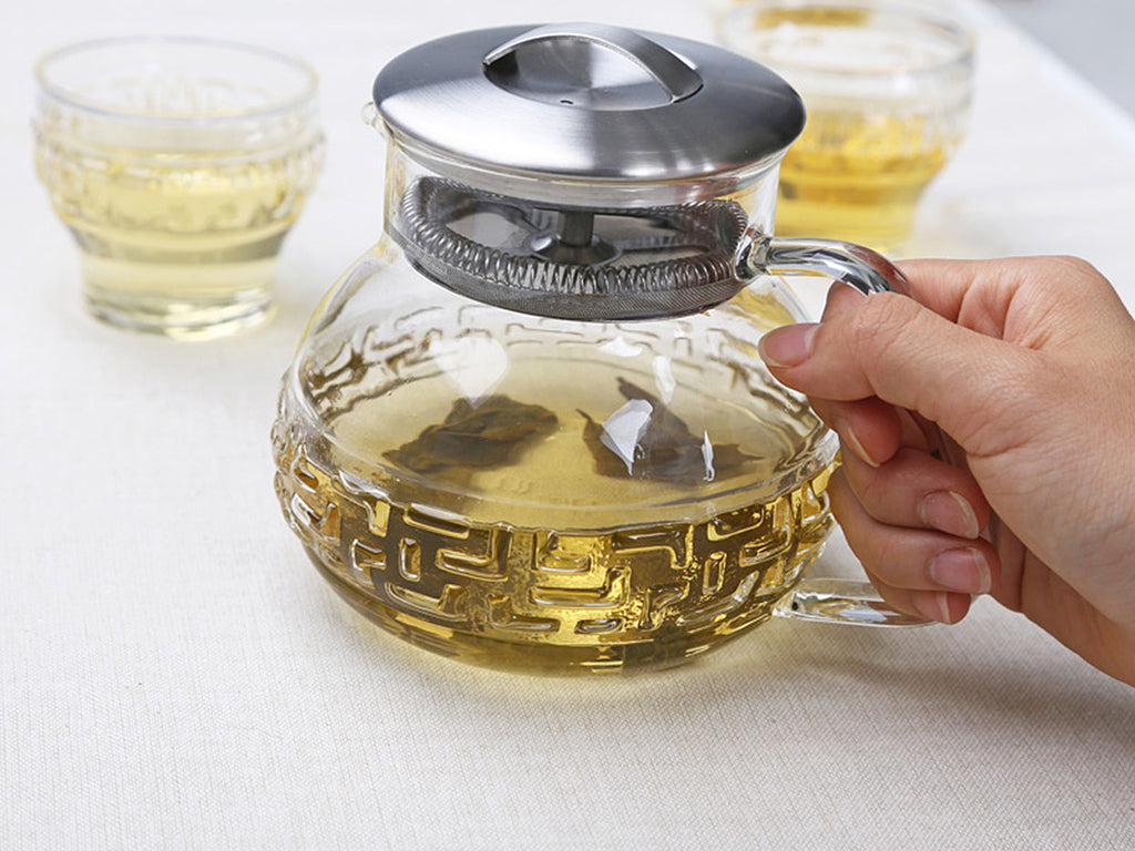 glass teapot with tea strainer-tea master bagua 23oz 02