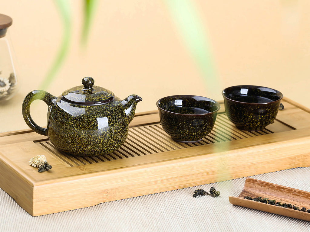 Chinese Ceramic Tea Cup-Temmoku Glaze Cup 3