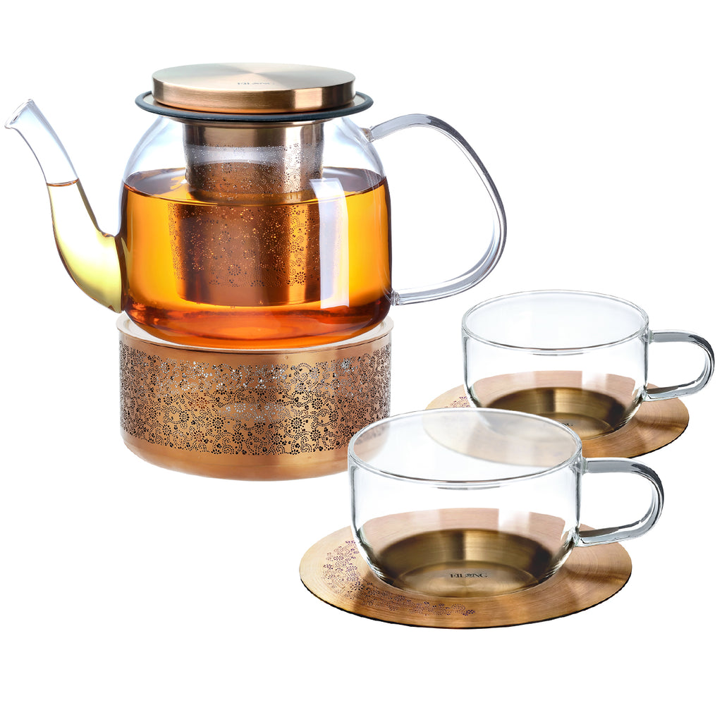 Luxury Style Tea Set - Aurora Teapot Set titan