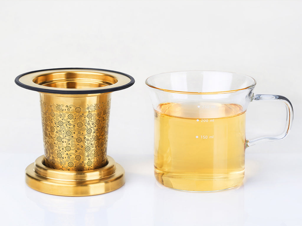 luxury stainless steel tea infuser-Aurora Tea Infuser 05