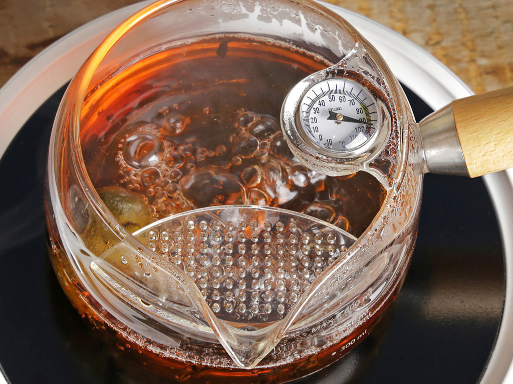 Tea Maker-Simple Thermometer Glass Pot 5