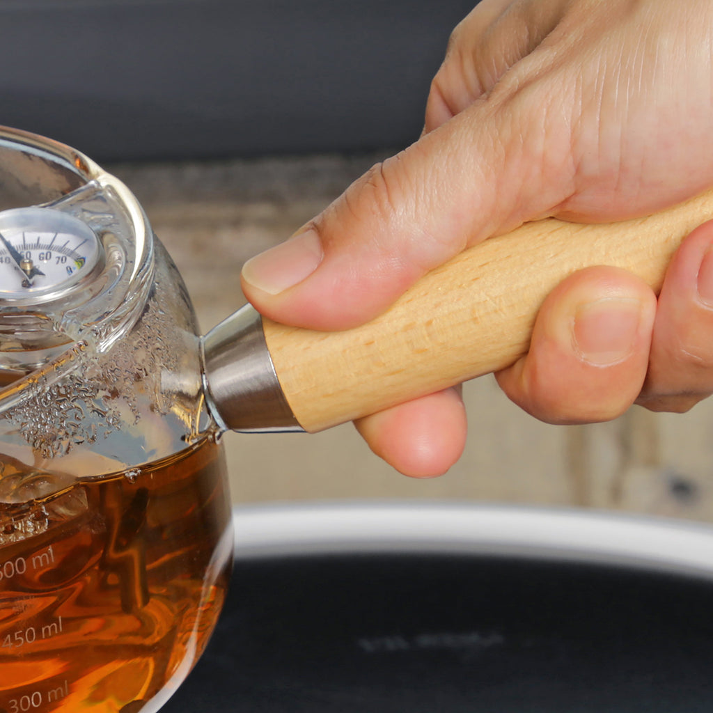 Tea Maker-Simple Thermometer Glass Pot 1
