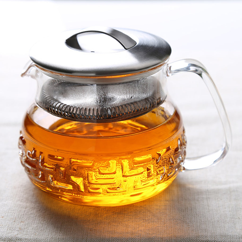 glass teapot with tea strainer-tea master bagua small 00