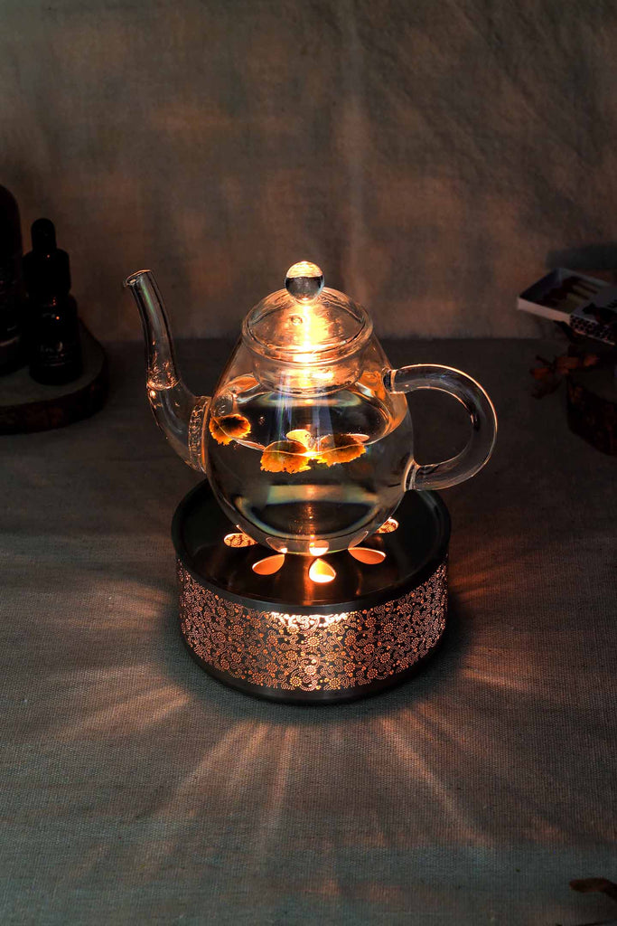 Stainless Steel Teapot Warmer-Aurora 1