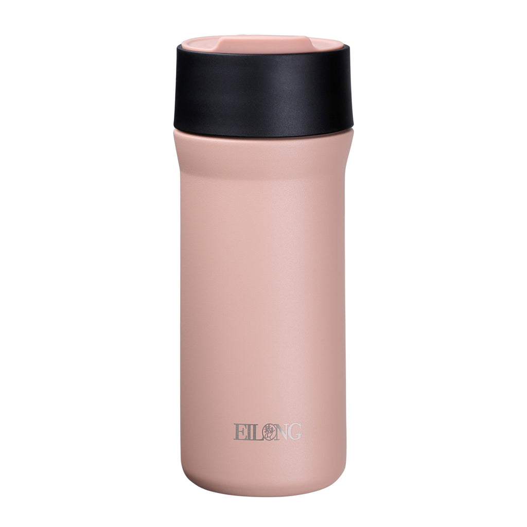 Stainless Steel Vacuum Bottle-Enamel Flask pink