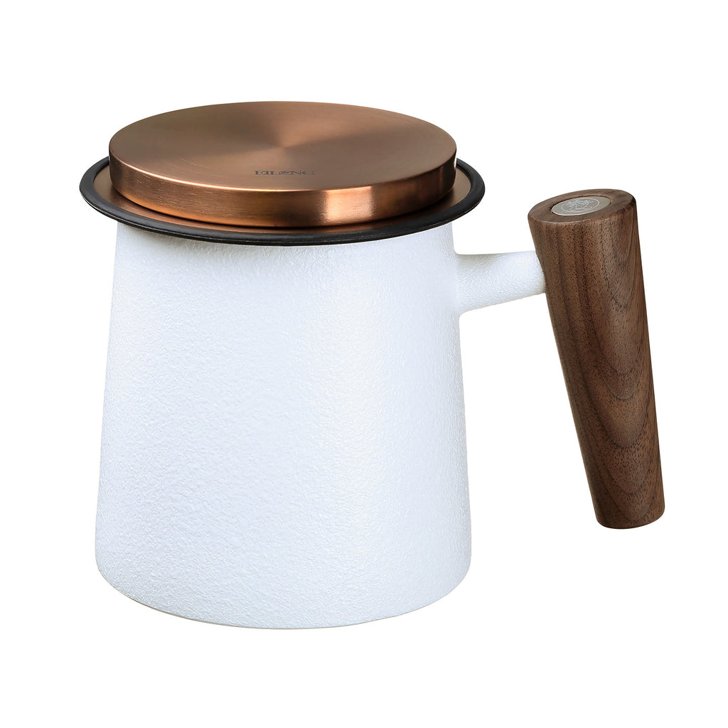 Tea Mug with Infuser-Woodpecker 400ml white