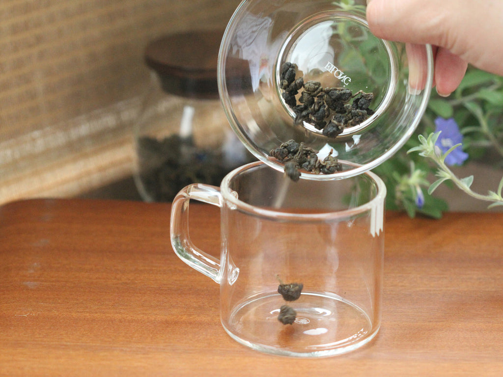 Clear Tea Cup Set-Glass Tea Tasting Set 5