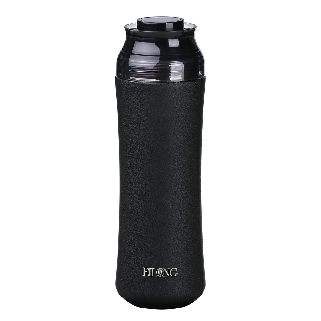 Vacuum Insulated Bottle-Enamel Thermos Bottle black